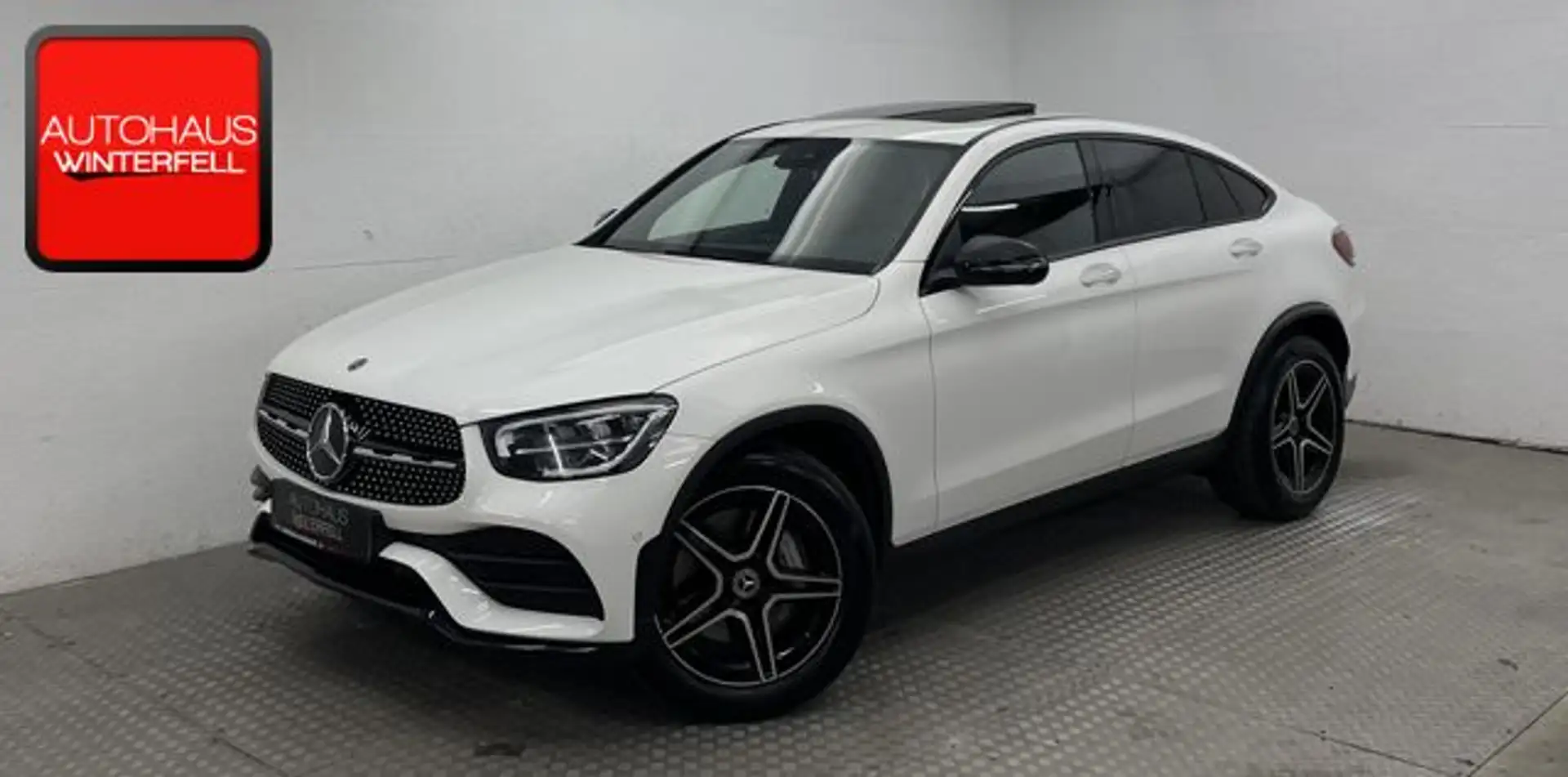 Mercedes-Benz GLC 300 d Coupe 4M AMG NIGHT GSD+DIGITAL+KEYLESS Weiß - 1