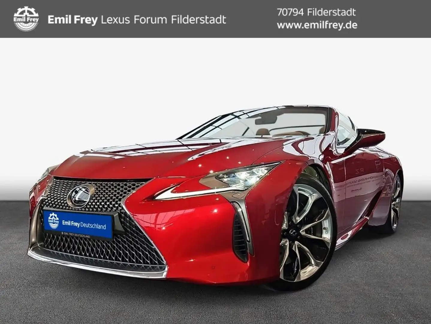 Lexus LC500 Cabriolet Performance Alle Extr Rojo - 1