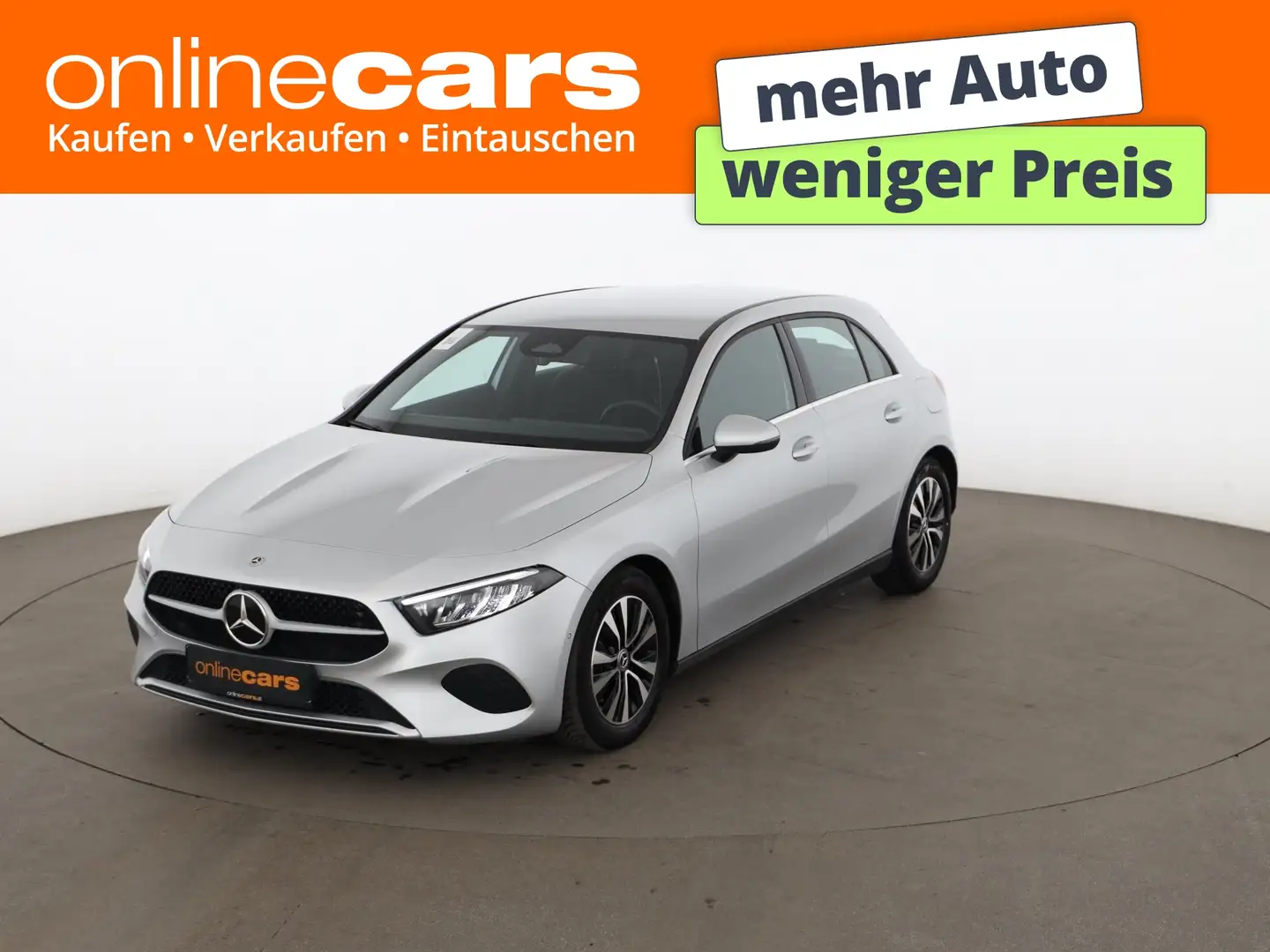 Mercedes-Benz A 180 d Aut LED NAVI LEDER TEMP SITZHZG R-CAM Silber - 1
