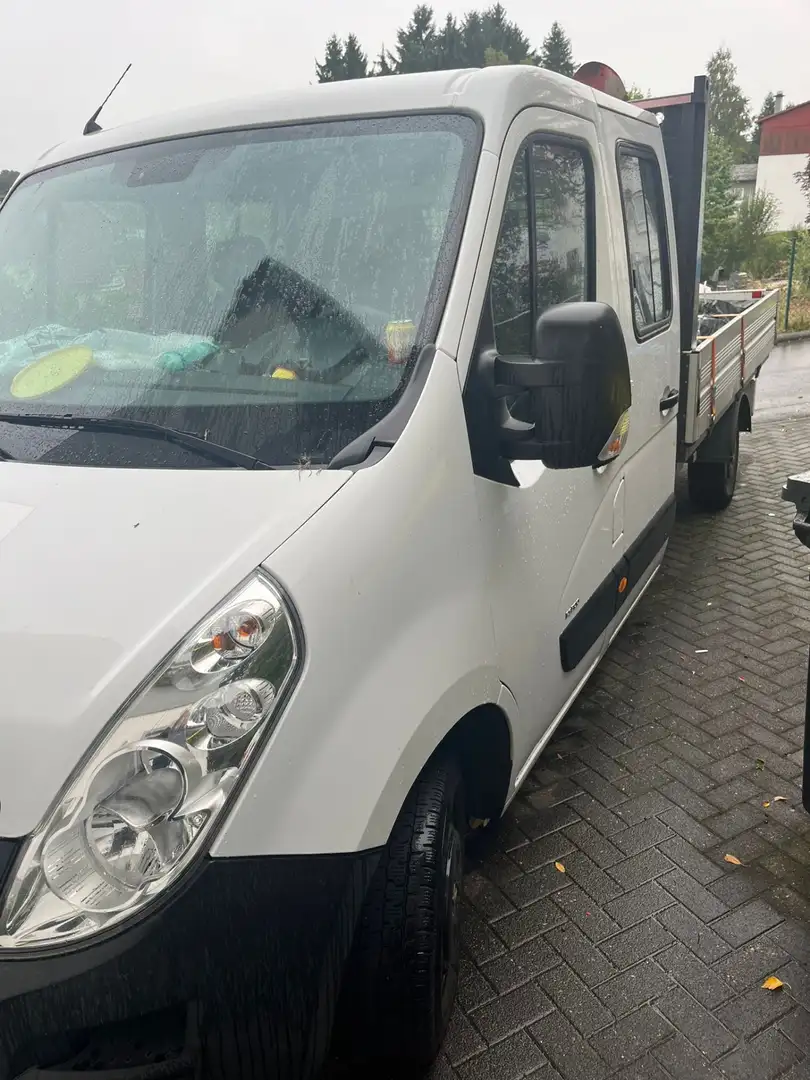 Opel Movano Pritsche L3H1 3,5t DoKa Weiß - 1