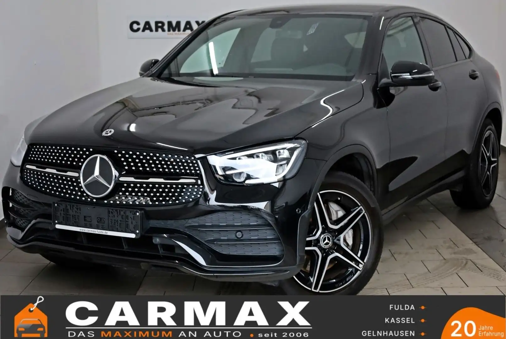 Mercedes-Benz GLC 200 d Coupe 4M AMG Line Leder,Navi,LED,Kamera Noir - 1
