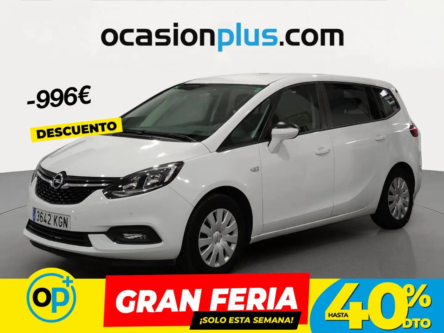 Opel Zafira 1.6CDTI S/S Expression 120 Blanco - 1