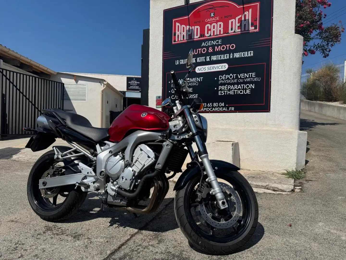 Yamaha FZ 6 FAZER 600 FZ6 MTT2 ORIGINE Rouge - 1