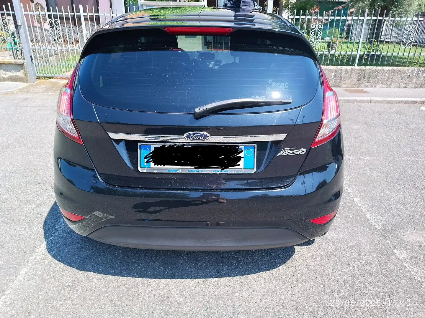Ford Fiesta Fiesta VI 20135p 1.0 Titanium 80cv E6 Nero - 2