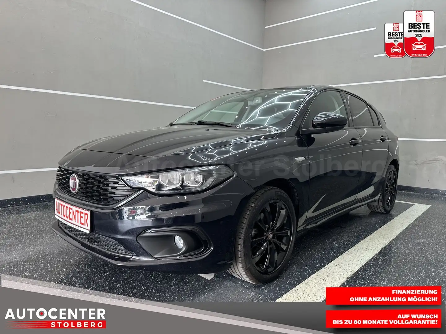 Fiat Tipo S-Design "1 HAND-NAVI-SITZH-CAM-KLIMA-ALU" Czarny - 1