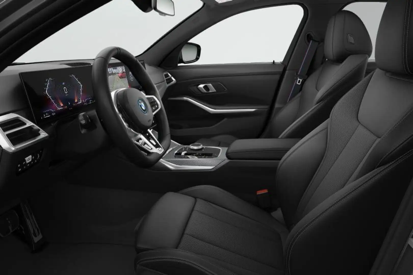 BMW 330 3 Serie Sedan 330e Zwart - 2