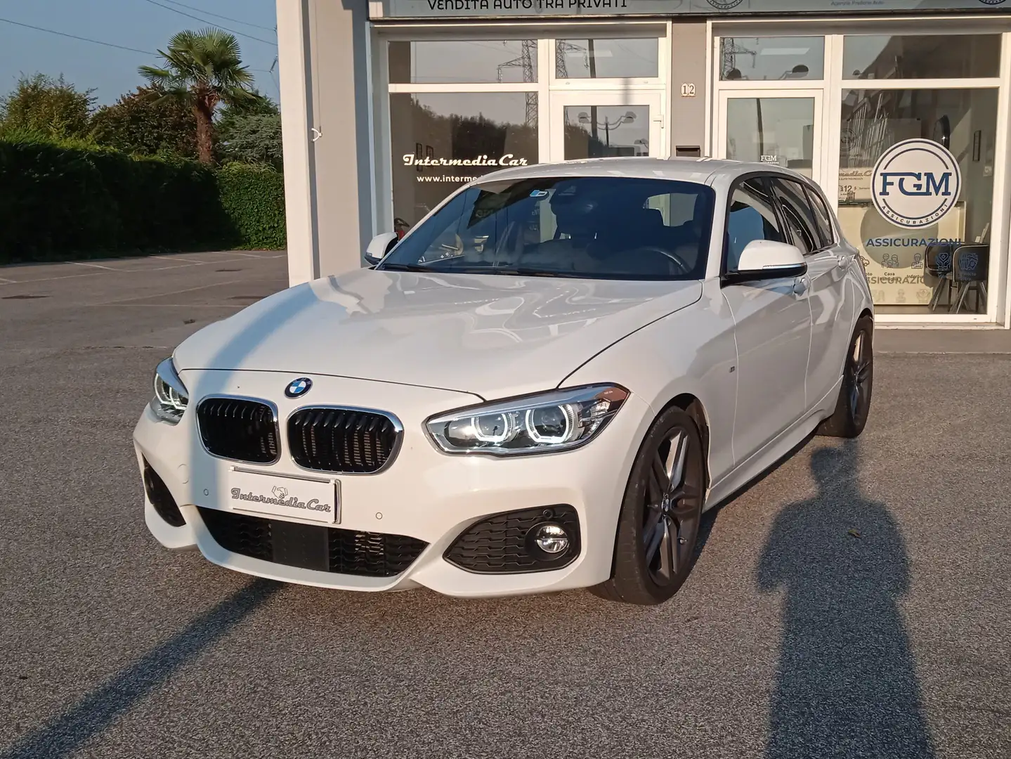BMW 118 Serie 1 F/20-21 2015 118d Msport 5p auto Bianco - 1