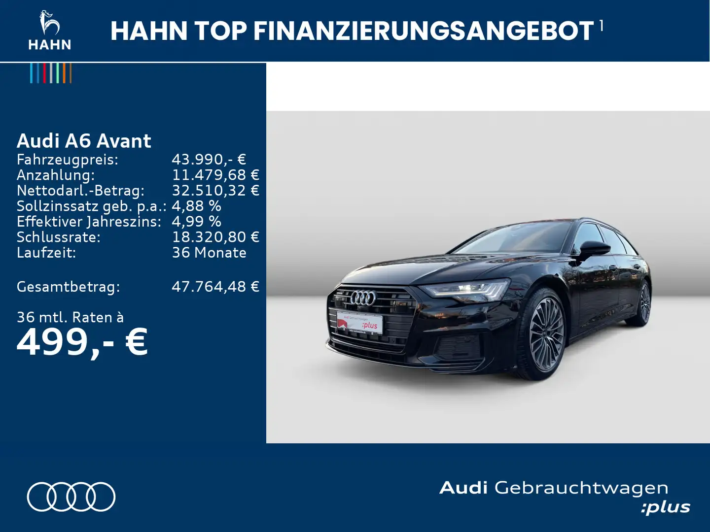 Audi A6 55 TFSIe quattro S tronic sport Matrix Schwarz - 2