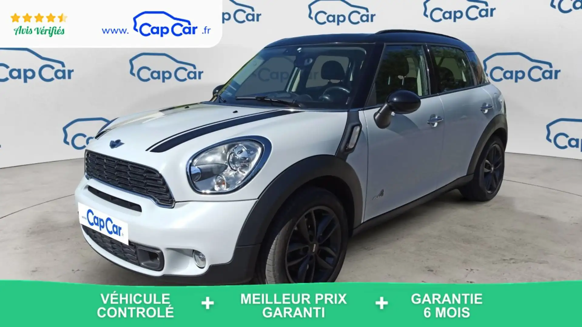 MINI 1.6 184 ALL4 Cooper S Blanc - 1