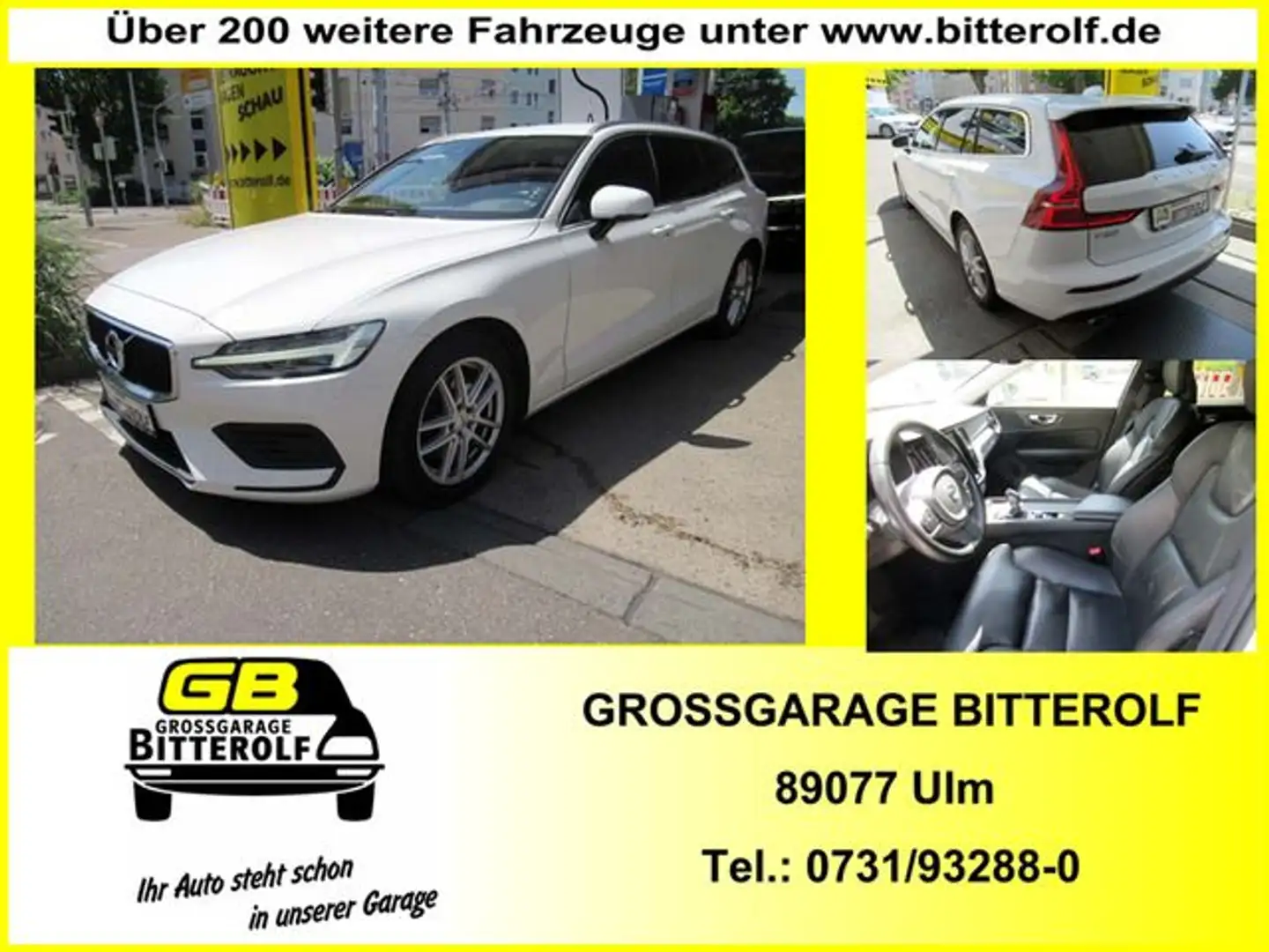 Volvo V60 D4 Momentum Pro Aut Navi/Leder/AHK/RFK/SHZ/T Weiß - 1