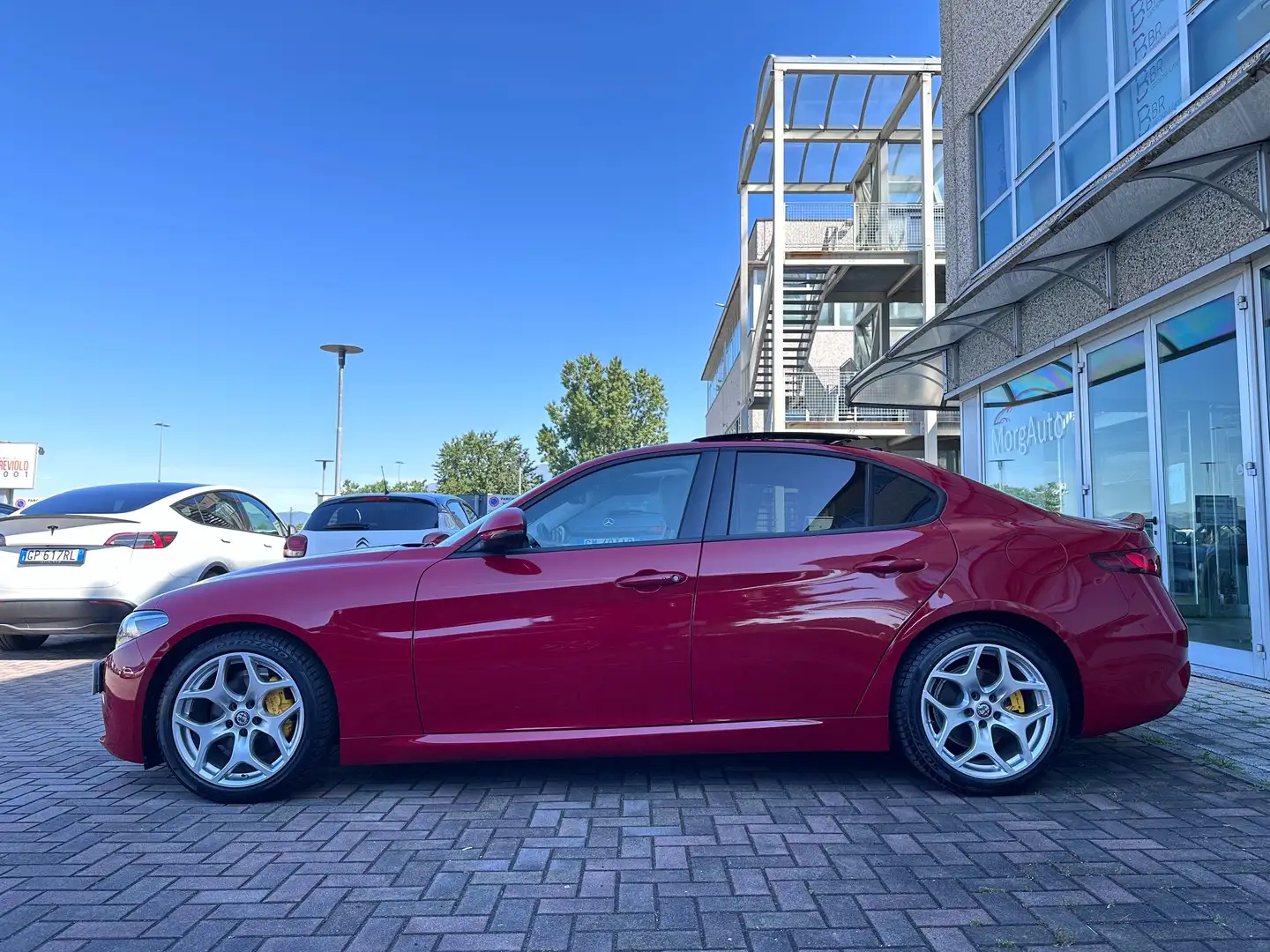 Alfa Romeo Giulia 2.2D 160CV AUTOMATICA EURO6D DOPPIO TETTO! CARPLAY Rouge - 2