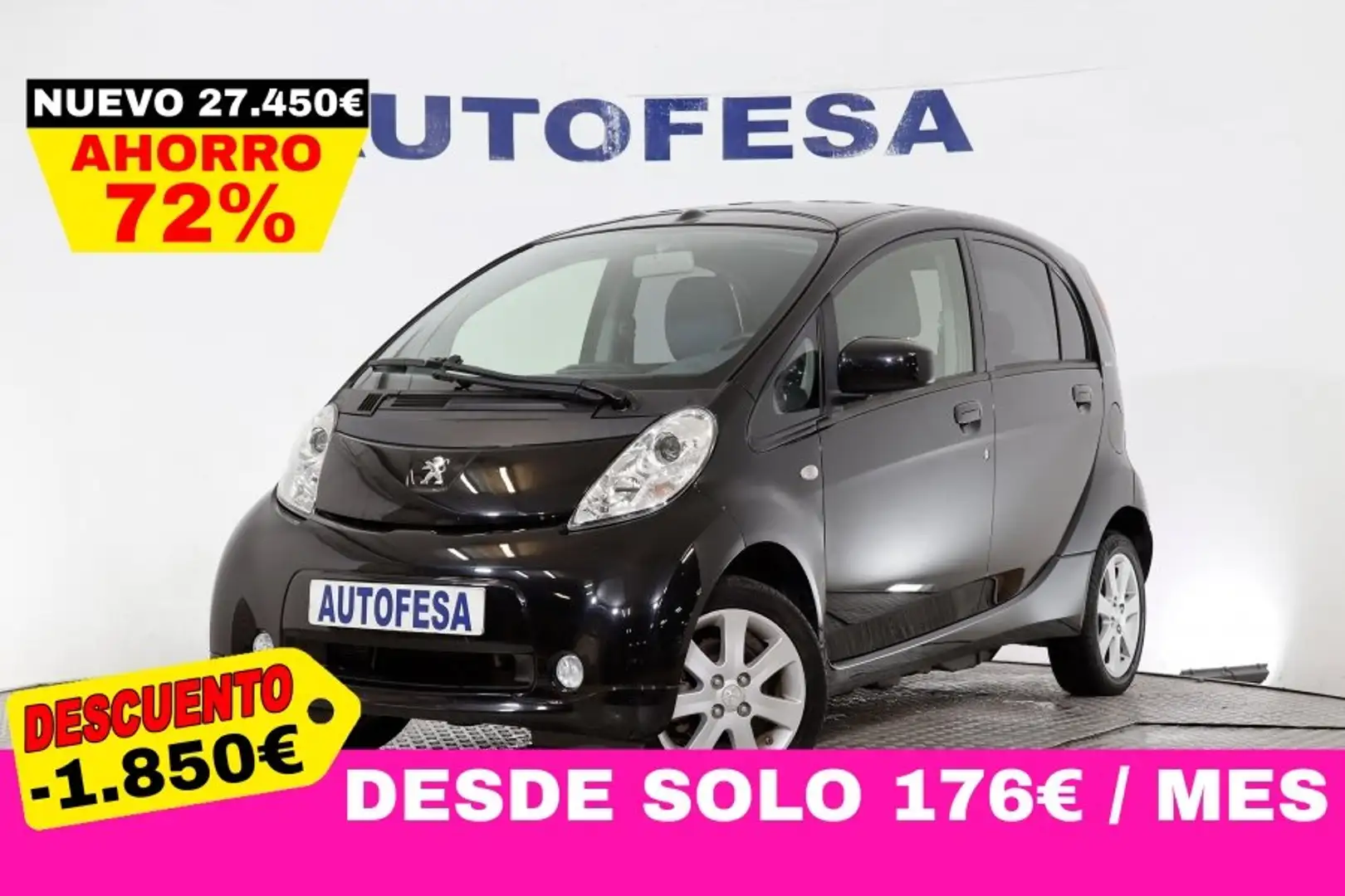 Peugeot iOn Electrique Active 67cv Auto 5P # IVA DEDUCIBLE, Negro - 1