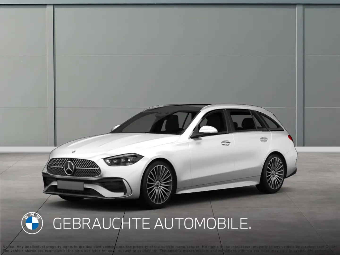 Mercedes-Benz C 43 AMG HUD Shz. V+H Sch.Wippen Sports. ACC AB Blanc - 1