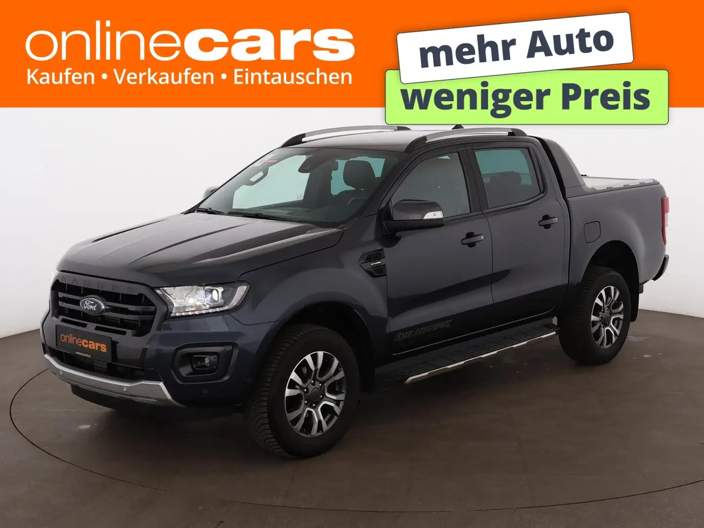 Ford Ranger 2.0 TDCi Panther Wildtrak 4x4 Aut LED AHK Grau - 1
