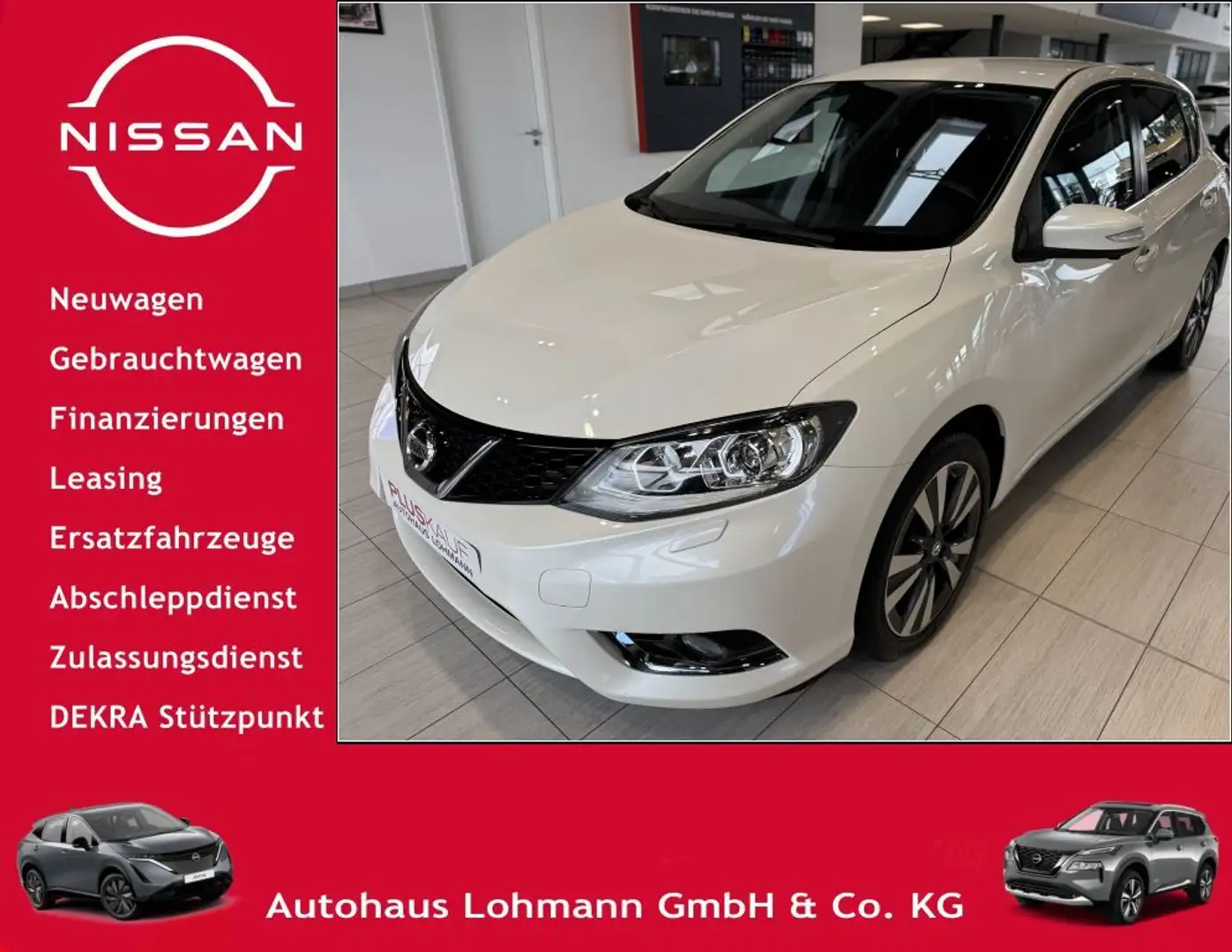 Nissan Pulsar 1.2 DIG-T Tekna Leder Allwetterreifen Blanc - 1