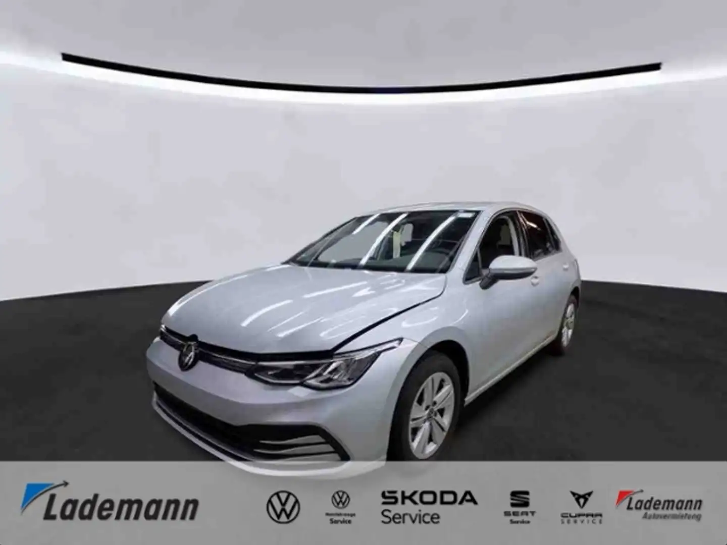 Volkswagen Golf VIII 2.0 TDI DSG LED+NAVI+RFK+ACC+SIHZ+PDC+ Silber - 1