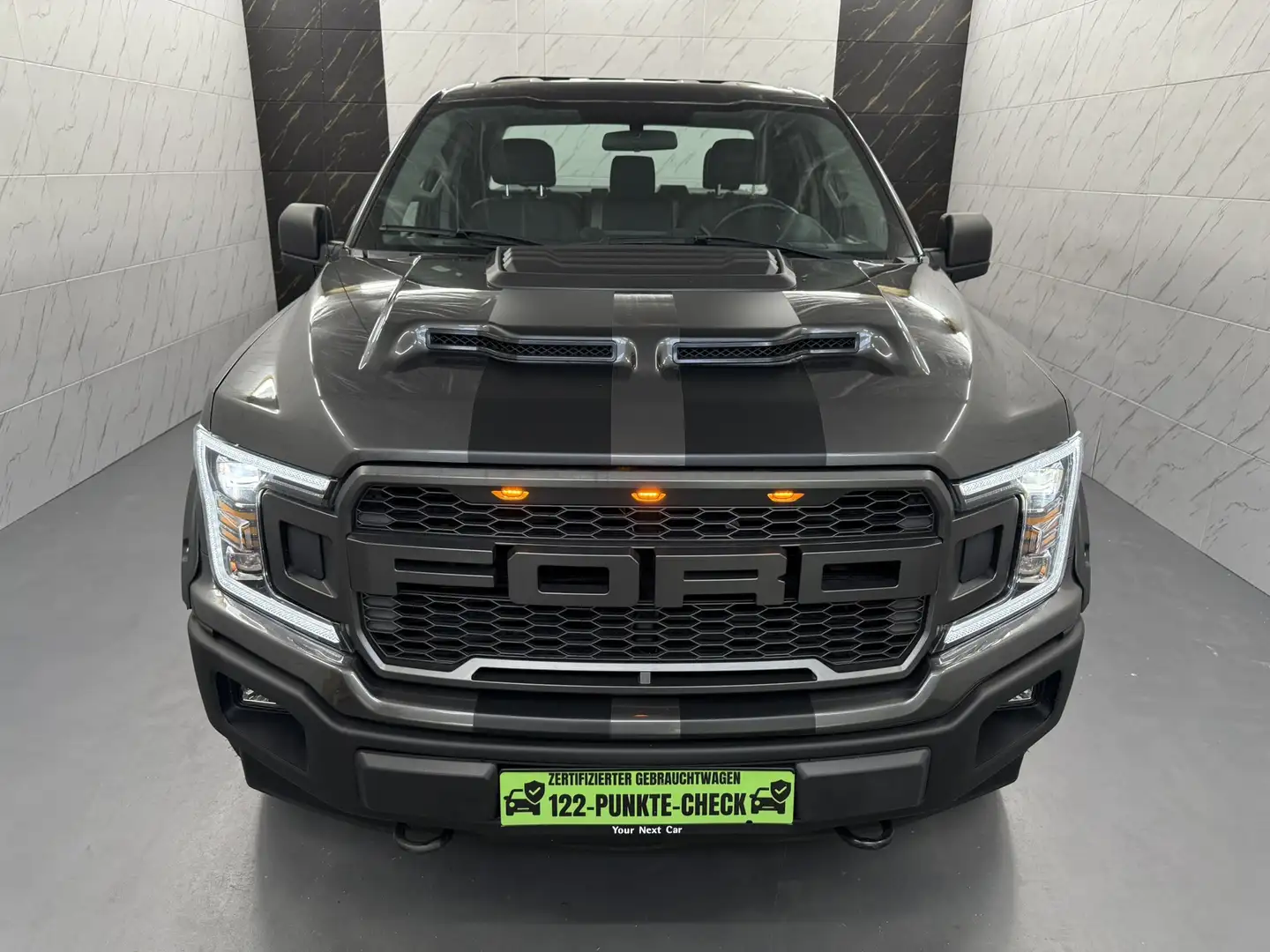 Ford F 150 4x4 Automatik+LKW+AHK+LED+Shzg+Leder+Temp Grau - 2