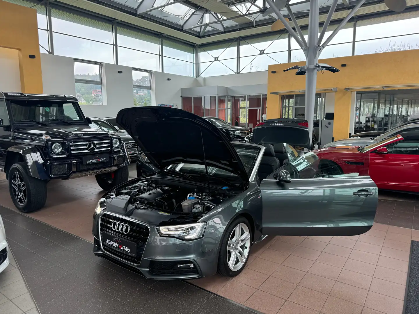 Audi A5 2.0 TFSI quattro 2x S line FIS B&O 17" Navi Xenon Gris - 2