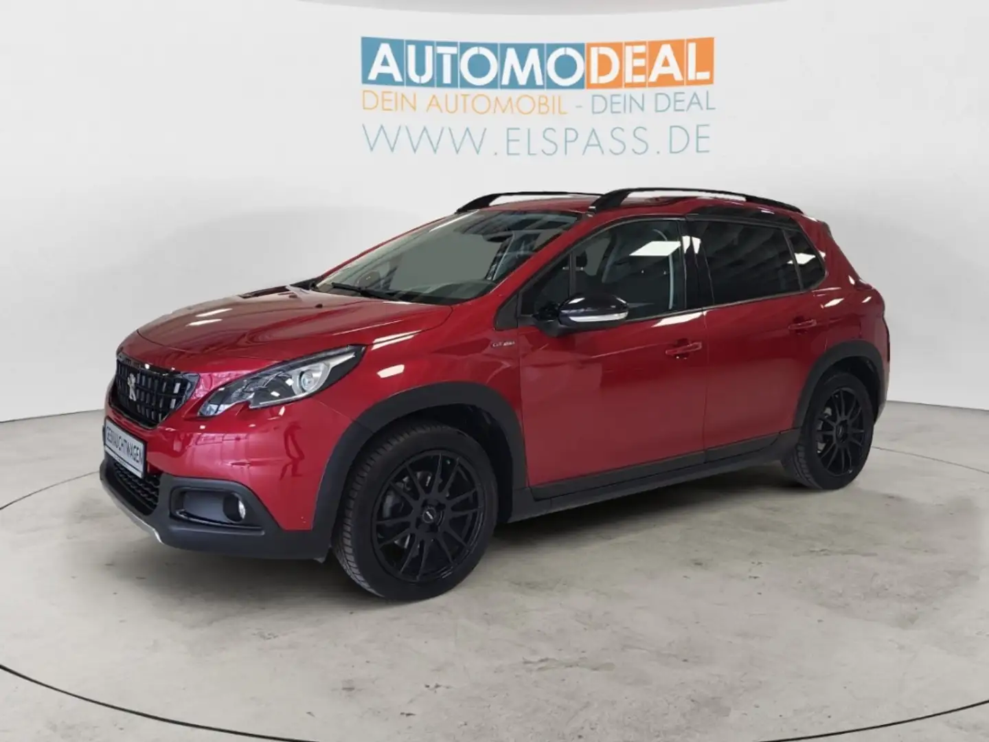 Peugeot 2008 GT-Line AUTOMATIK NAV TEMPOMAT ALU PDC BLUETOOTH K Rojo - 2