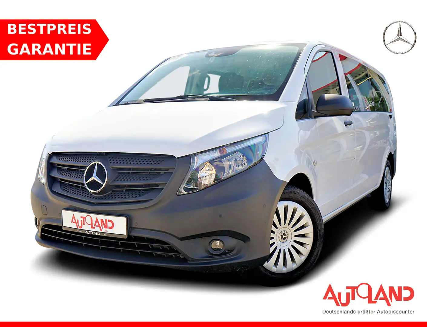 Mercedes-Benz Vito Tourer extralang 8-Sitzer Aut. Navi APP-Conne Alb - 1
