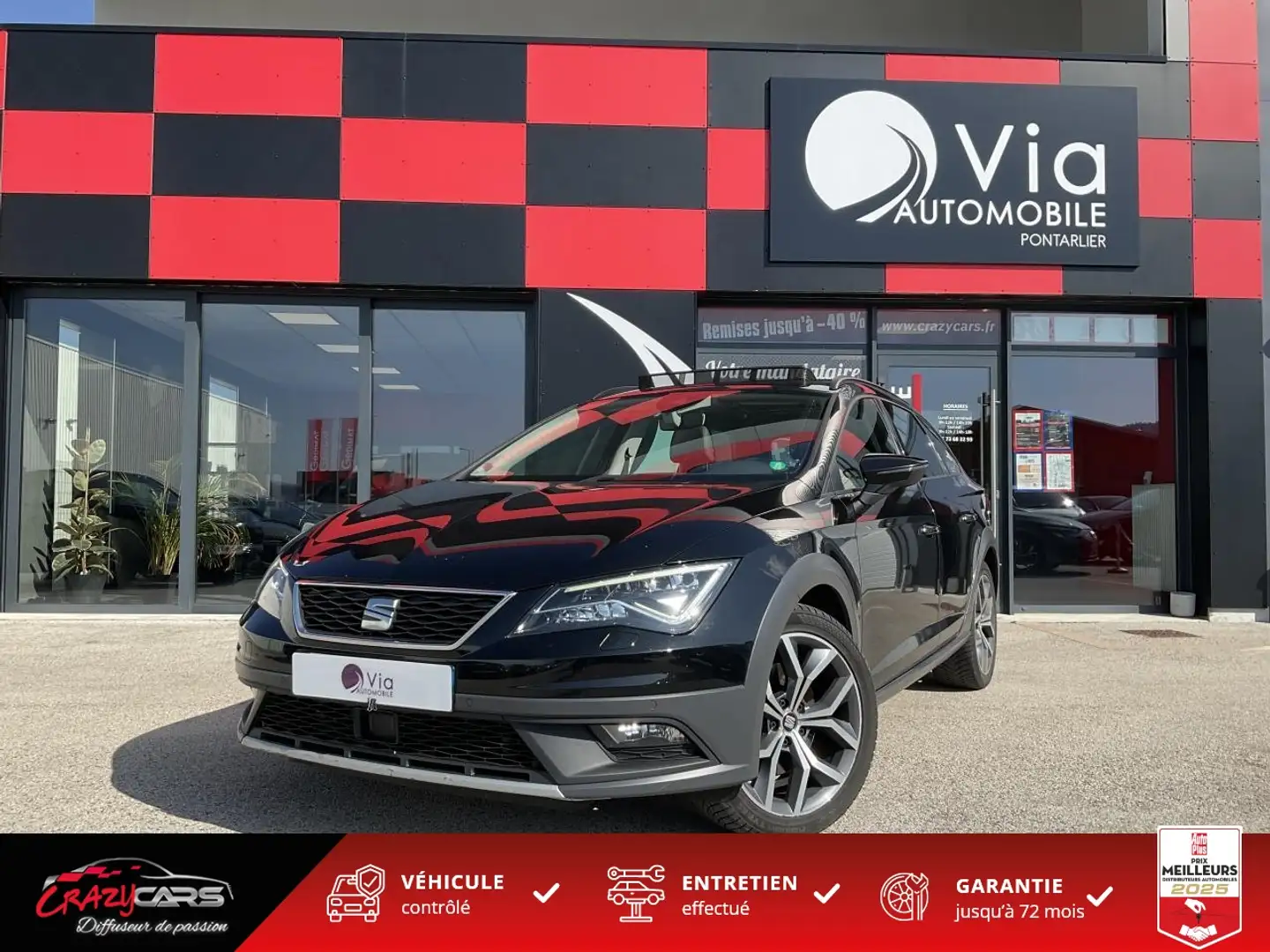 SEAT Leon X-Perience 2.0 TDI 184 DSG 6 4Drive - PANO - CAM Noir - 1