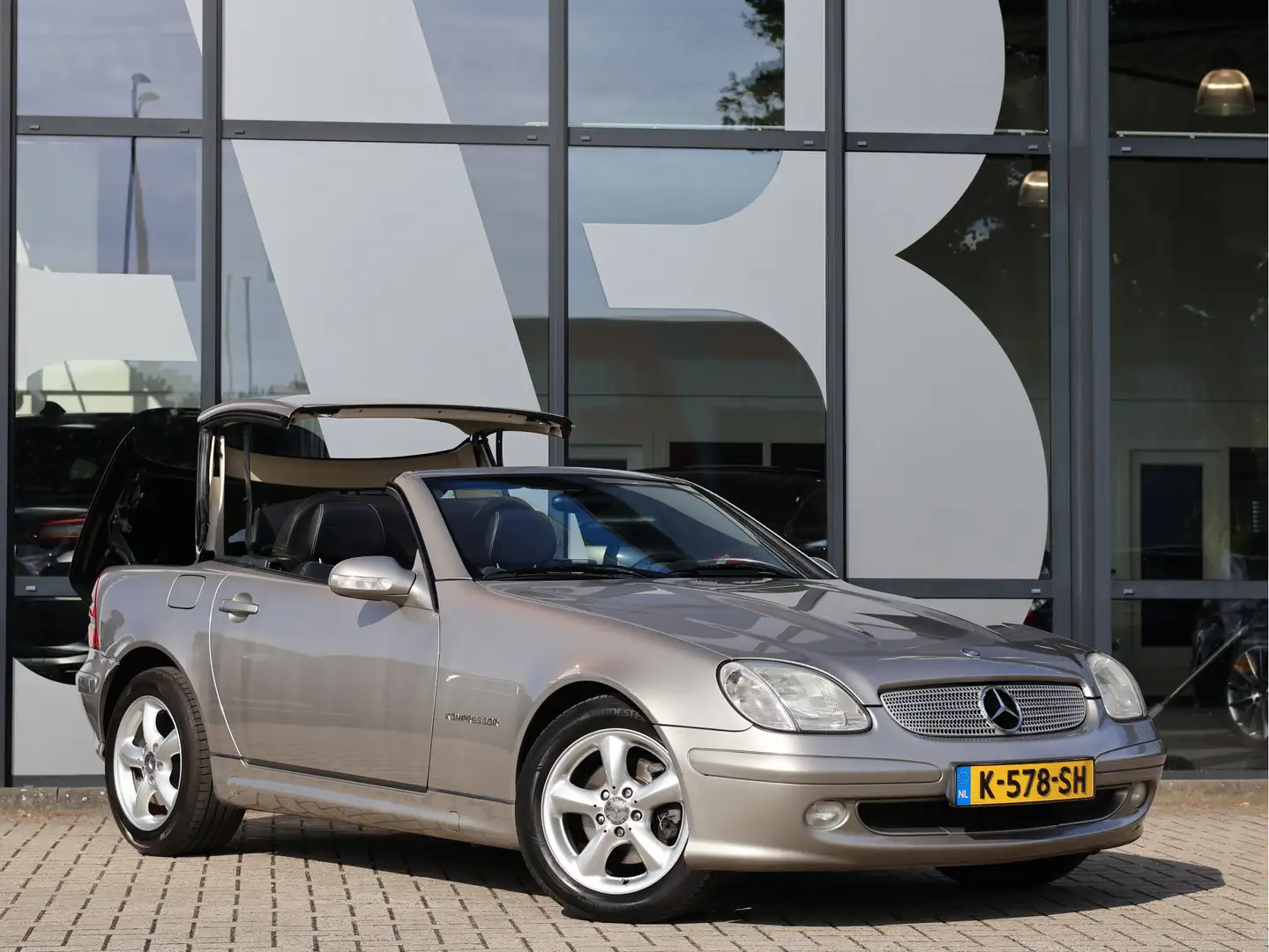 Mercedes-Benz SLK 200 K. Final Edition | Cruise | Airco | Gris - 2
