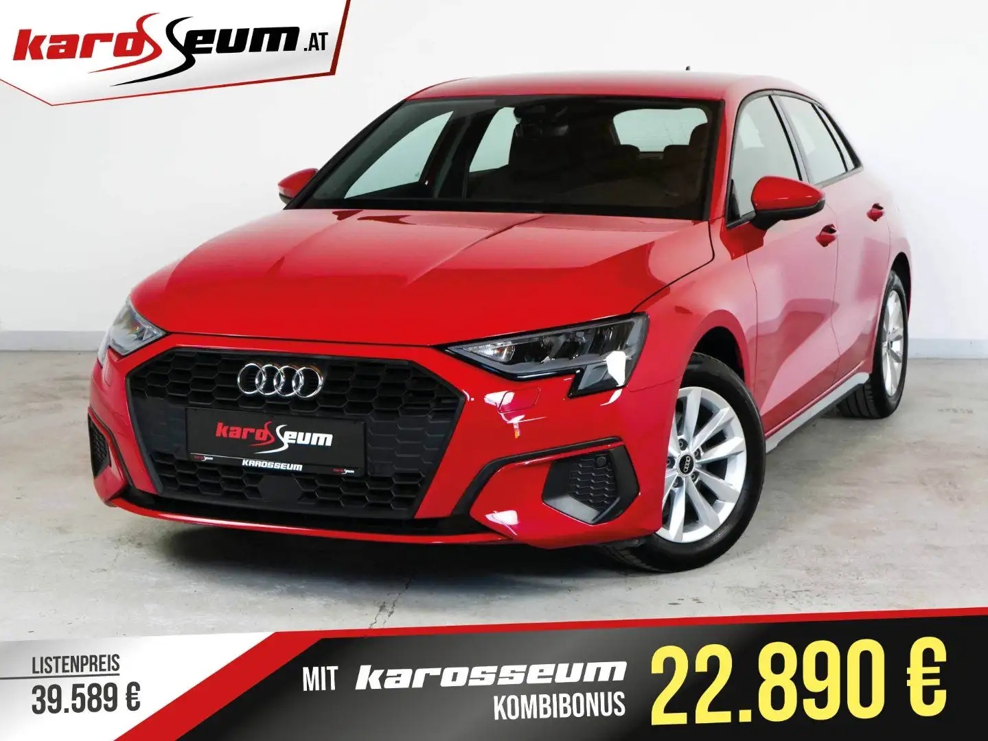 Audi A3 35 TFSI SB Aut. | WENIG KM | Optik-Paket | ACC Rot - 1
