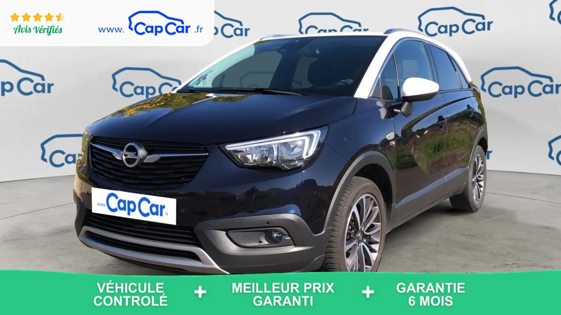 Opel Crossland X 1.2 Turbo 110 Design 120 ans Noir - 1