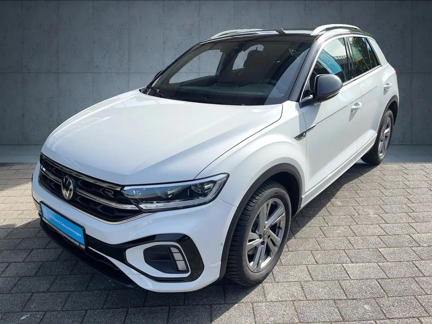 Volkswagen T-Roc 2.0 TDI DSG R-Line AHK Navi LED ACC RFK Weiß - 2