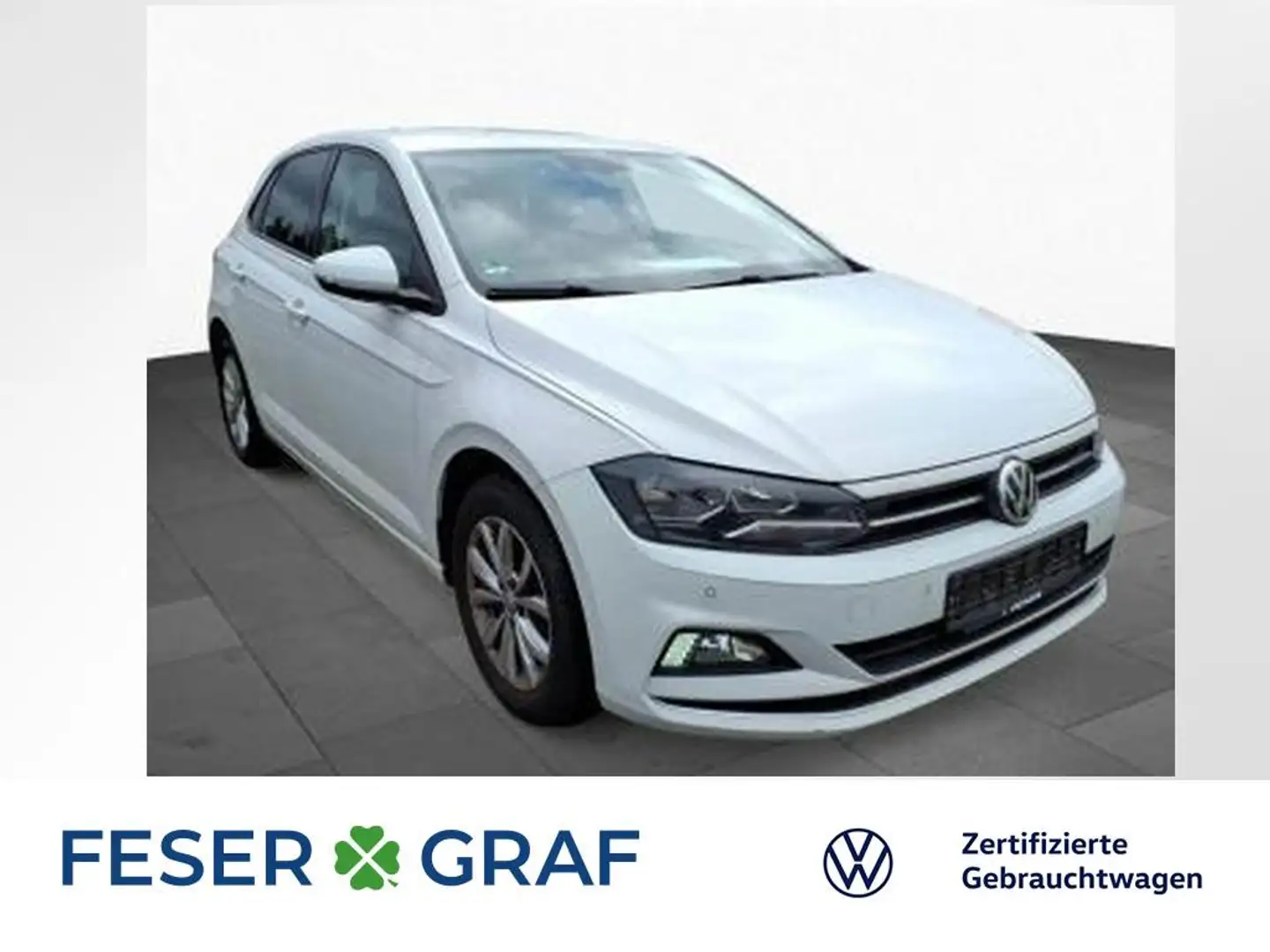 Volkswagen Polo Highline 1.0 TSI Navi PDC SiHz Climatronic Blanc - 1