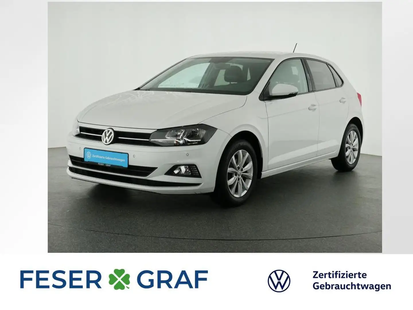 Volkswagen Polo Highline 1.0 TSI Navi PDC SiHz Climatronic Blanc - 1