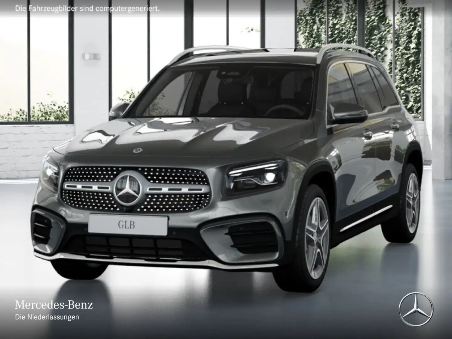 Mercedes-Benz GLB 220 4M AMG+PANO+360°+AHK+MULTIBEAM+TOTW+8G Grau - 2