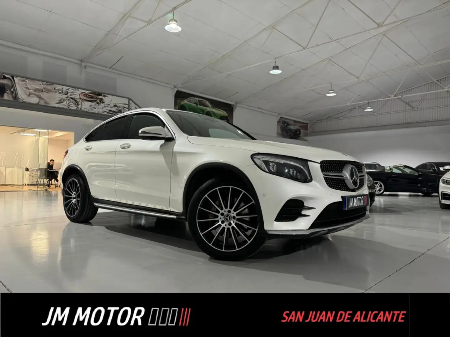 Mercedes-Benz GLC 350 Coupé 350d 4Matic Aut. Blanc - 1