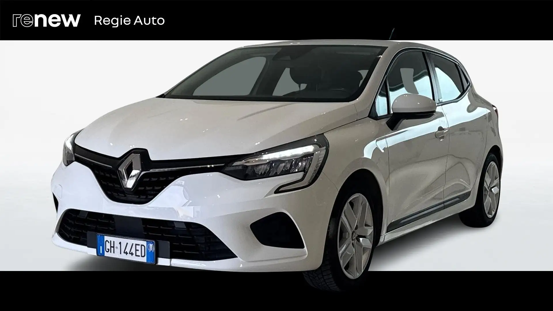 Renault Clio 5 Porte 1.6 E-TECH Hybrid 140cv Zen Auto my21 1.6 Bianco - 1