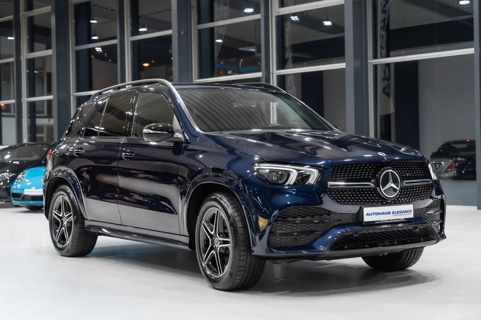 Mercedes-Benz GLE 450 4Matic*AMG-LINE*LED-HIGH.PERF*360*NIGHT* Blau - 2