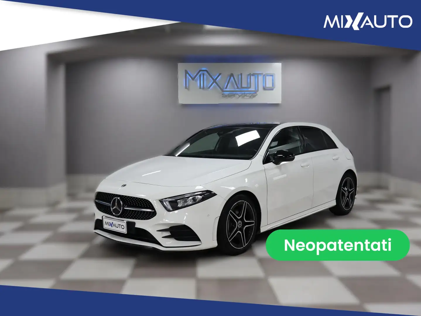 Mercedes-Benz A 180 D Premium auto Blanc - 1