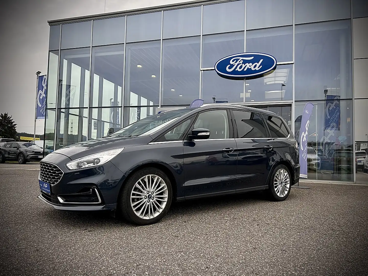 Ford Galaxy 2,0 EcoBlue Bi-Turbo SCR Titanium Aut. / VIGNAL... Blau - 2