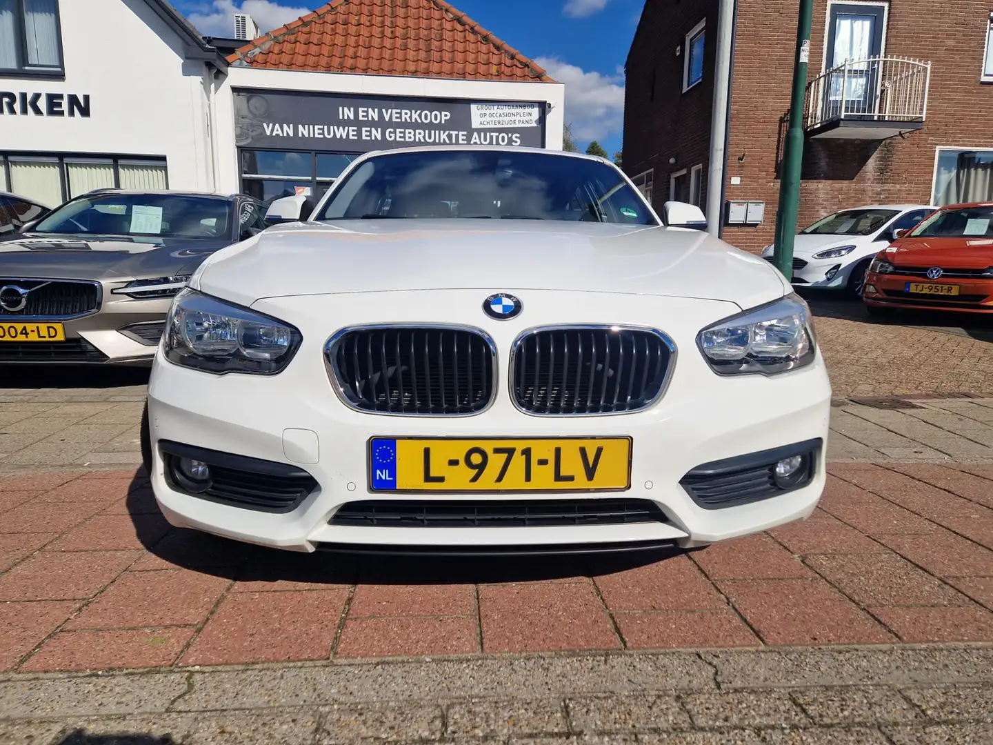 BMW 116 1-serie 116i,Navigatie,Climate control,L.M.Velgen, Білий - 2