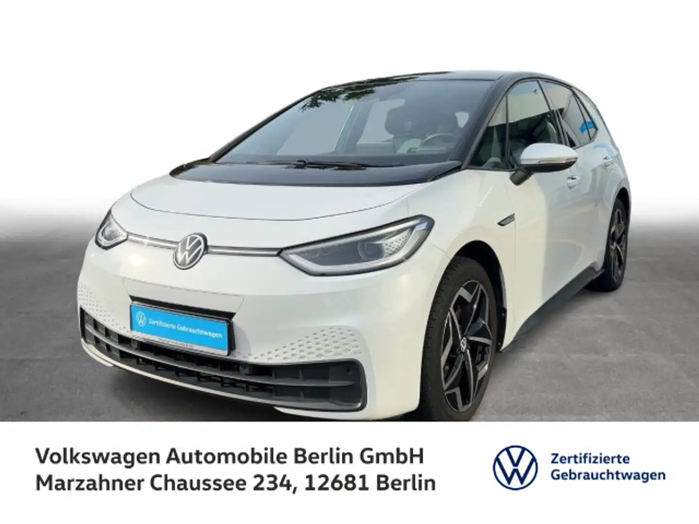 Volkswagen ID.3 Pro Performance Style 150/58 Pano Navi LED Blanc - 1