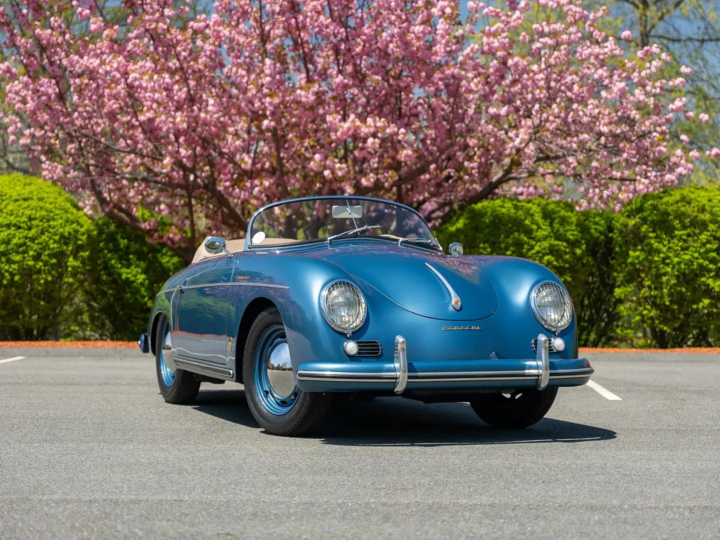 Porsche 356 Speedster Bleu - 1