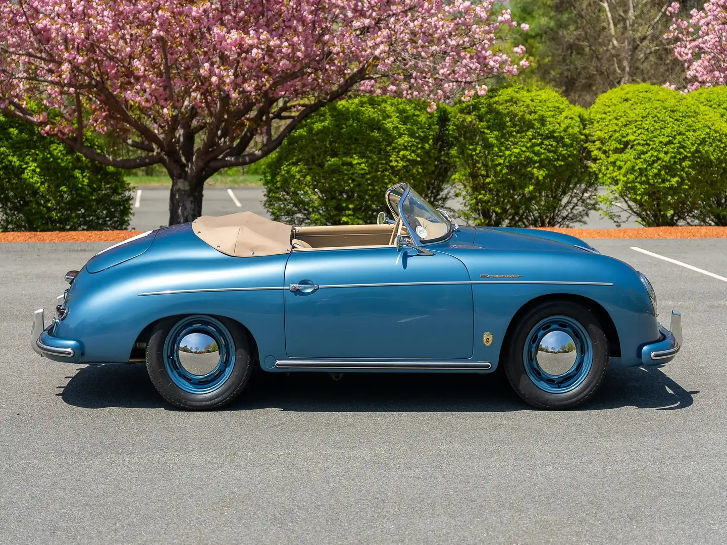 Porsche 356 Speedster Bleu - 2