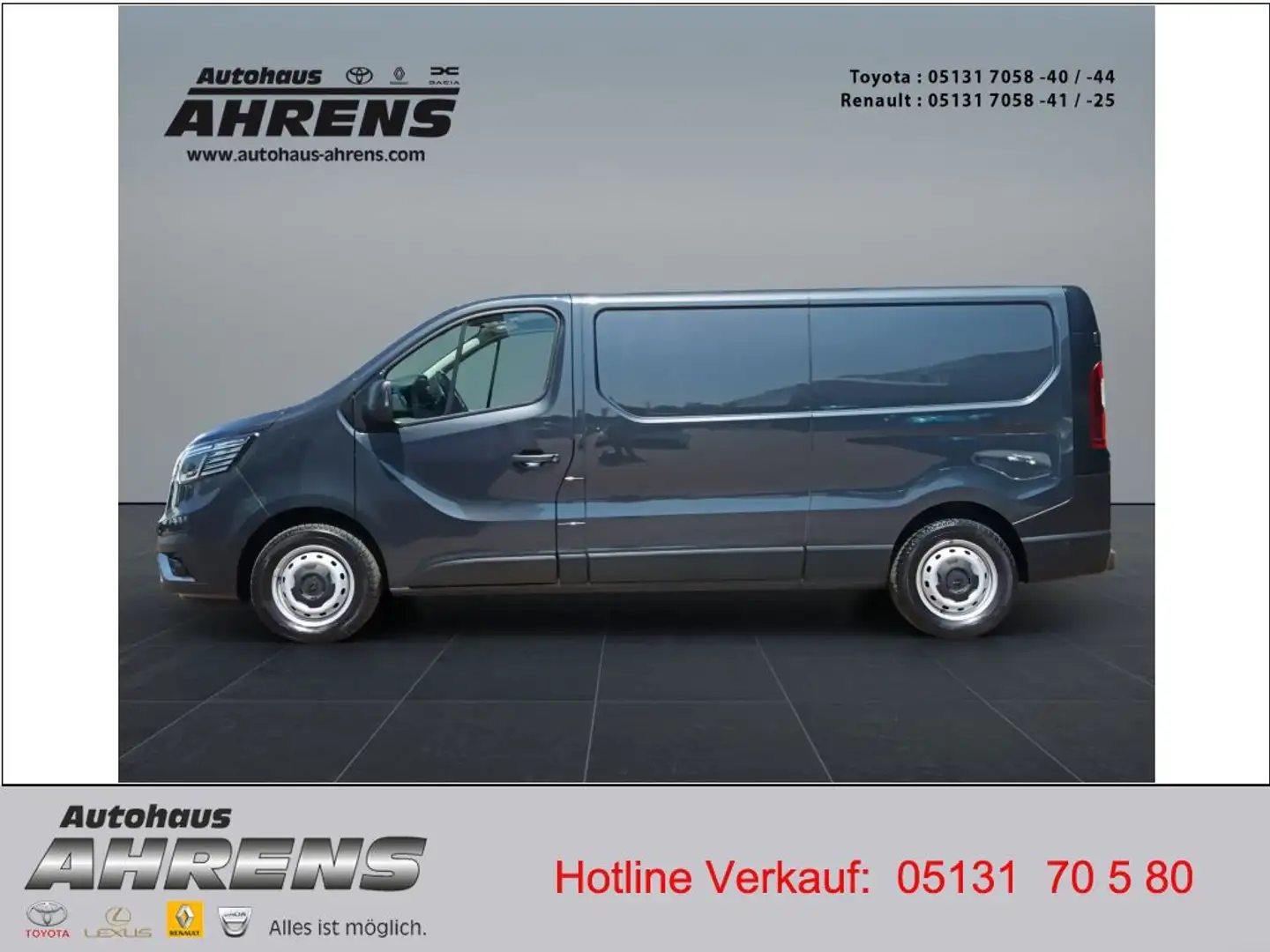 Renault Trafic Blue dCi 170 L2H1 Komfort AHK Kamera Klima Grau - 2