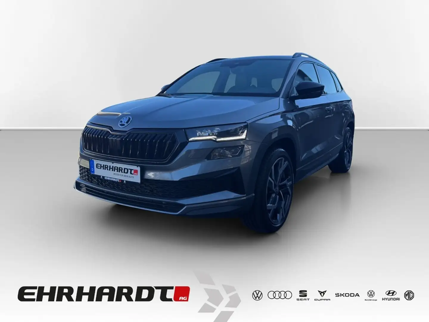 Skoda Karoq 2.0 TSI DSG 4x4 Sportline DCC STHZG*AHK*MATRIX*... Grau - 1