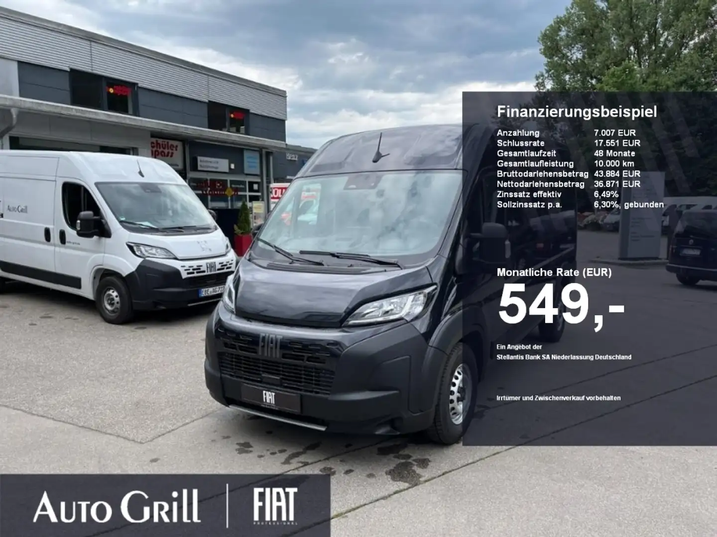 Fiat Ducato Maxi 35 L2H2 Automatik AHK RüKa CarPlay Schwarz - 1