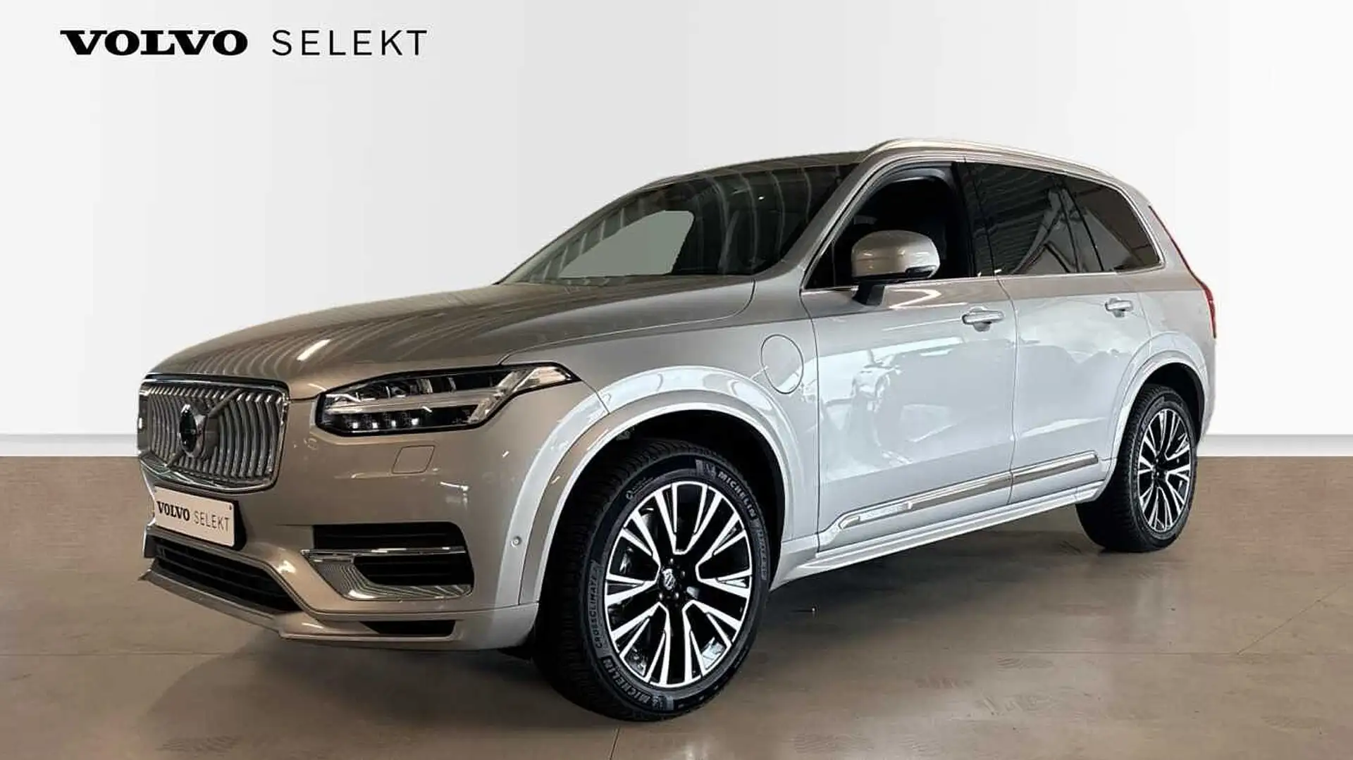 Volvo XC90 Ultimate Bright T8 AWD Hybride | 7 Zit | Pano dak Gümüş rengi - 1