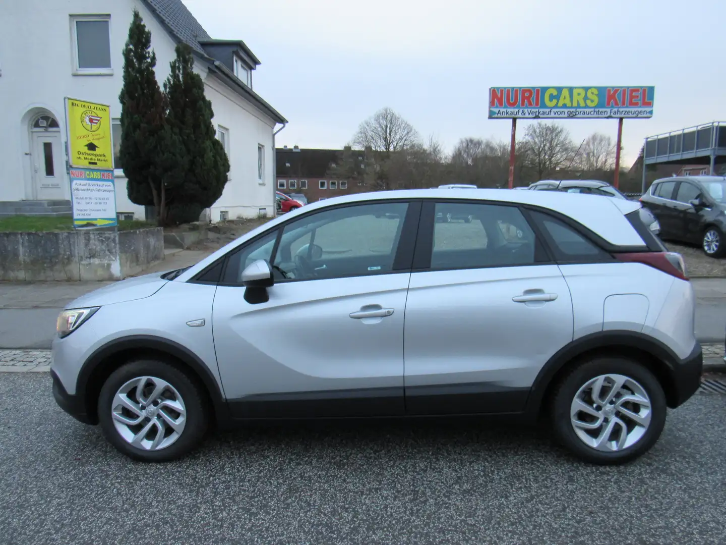 Opel Crossland X Km6 68000 Neu Zahnriemen+Bremsen+TÜV+Öl Silber - 1