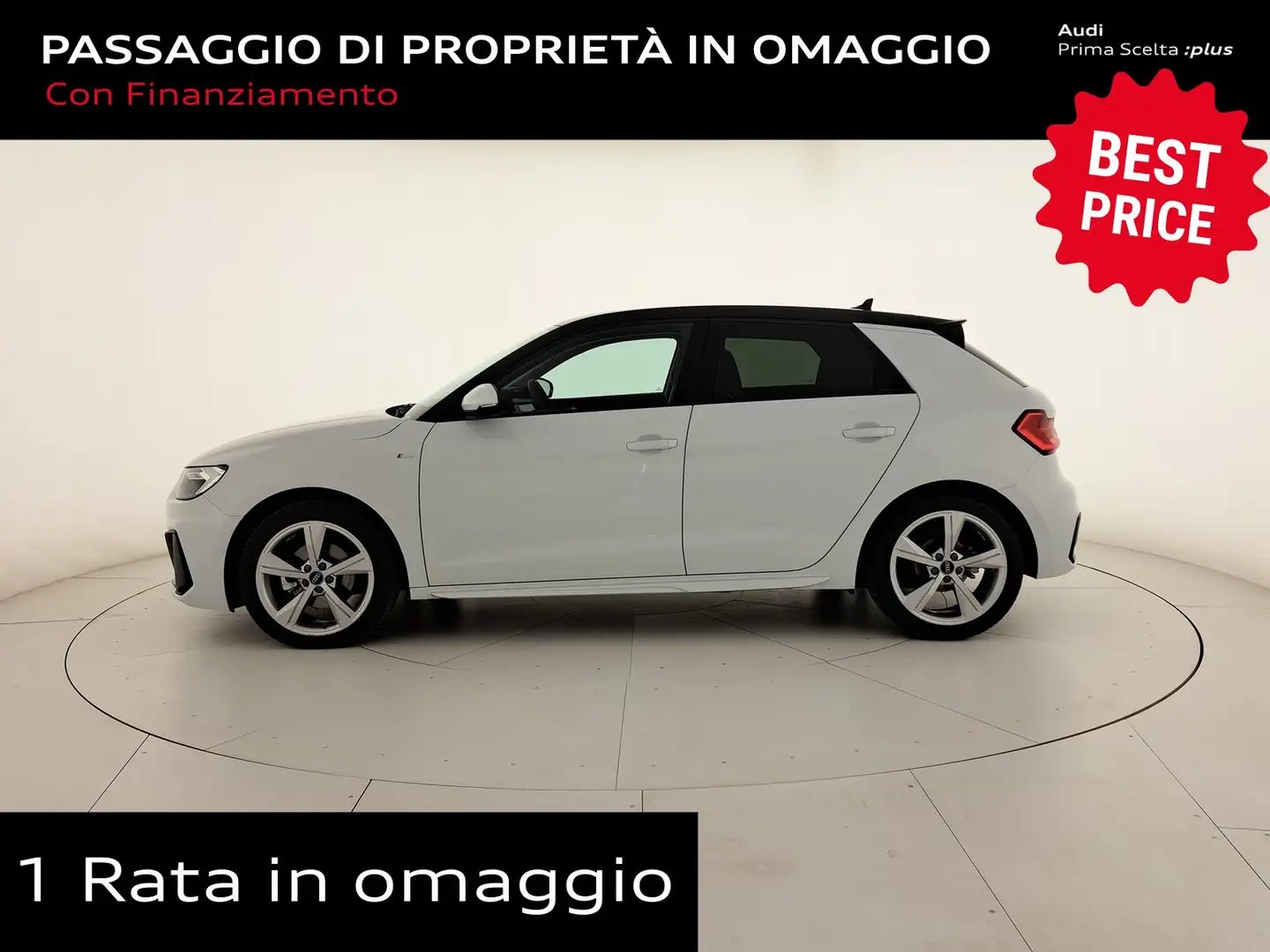 Audi A1 sportback 35 1.5 tfsi s line edition s-tronic Blanc - 2