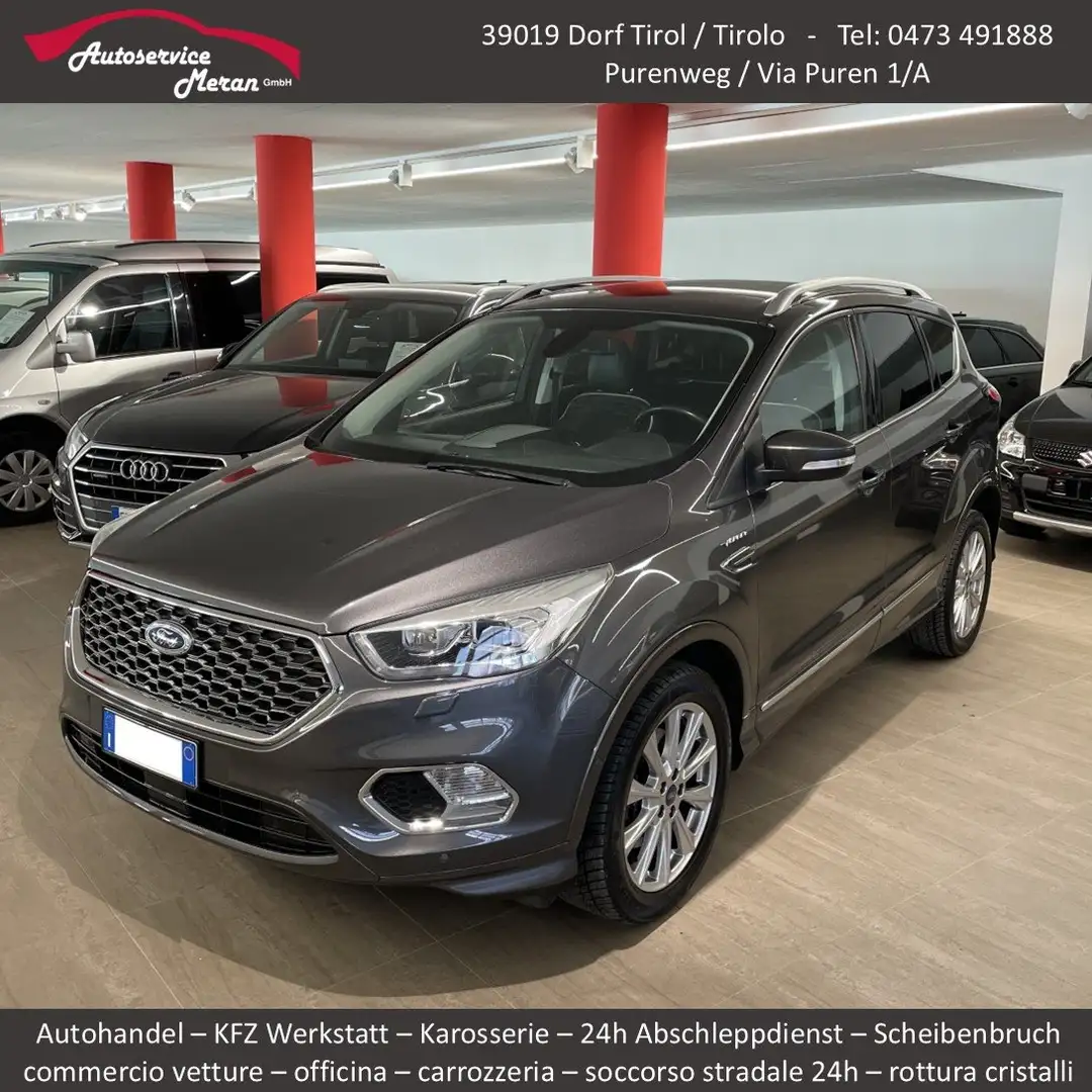 Ford Kuga Kuga 2.0 TDCI 4x4 Vignale 180 cv Euro6 Grigio - 1