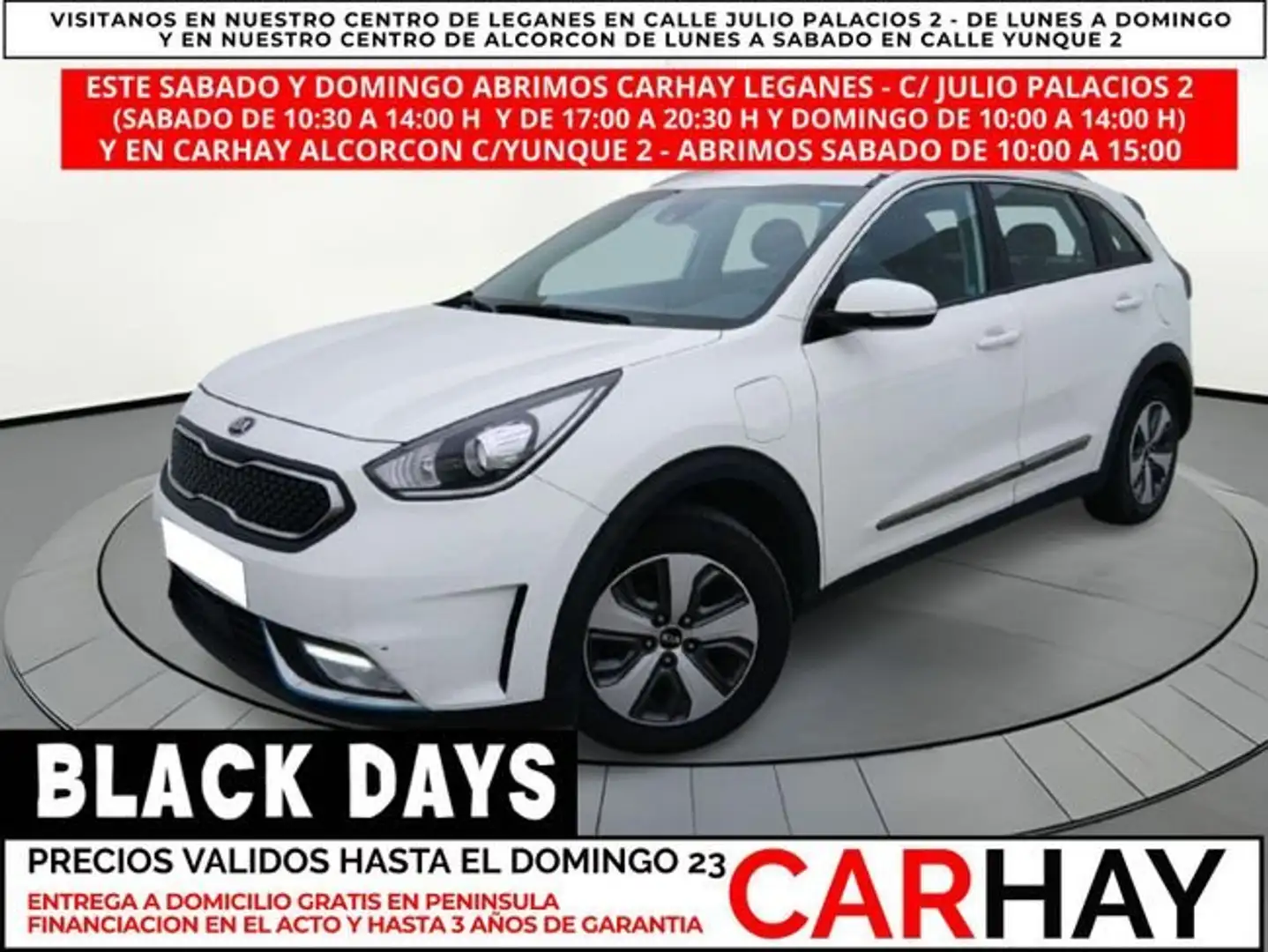 Kia Niro 1.6 GDI PHEV 104KW DRIVE Blanc - 1