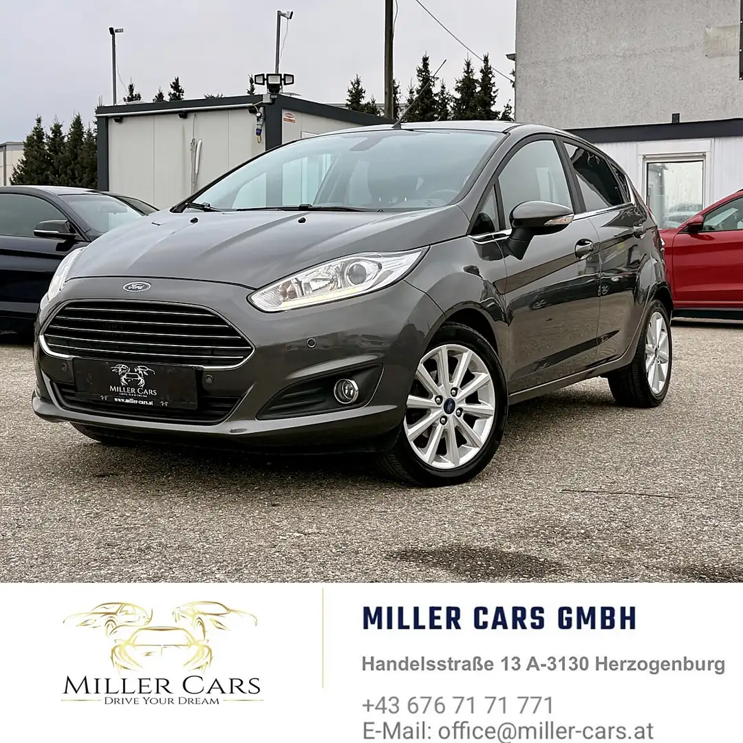 Ford Fiesta Titanium 1,0 EcoBoost Start/Stop*Erstbesitz*mit... Grau - 2